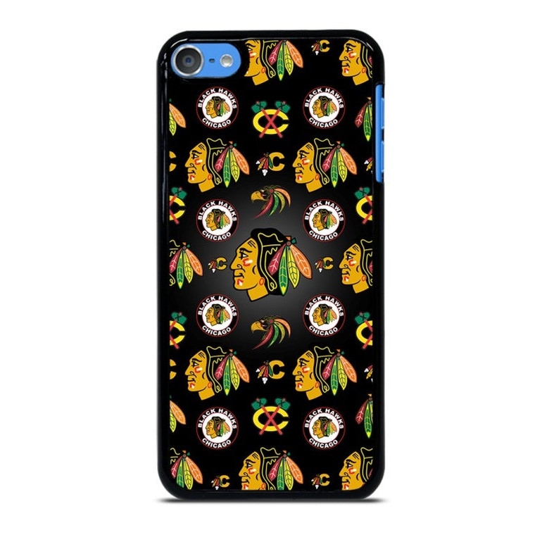 CHICAGO BLACKHAWKS COLLAGE LOGO iPod Touch 7 Case