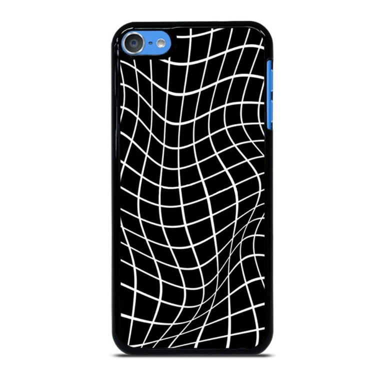 AESTHETIC WAVY GRID PATTERN iPod Touch 7 Case