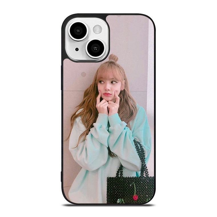 LISA BLACK PINK CUTE iPhone 13 Mini Case Cover
