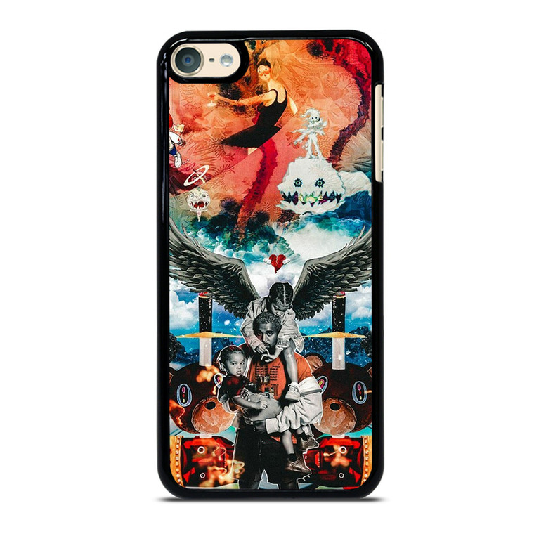 KANYE WEST ANGELS COLLAGE iPod Touch 6 Case