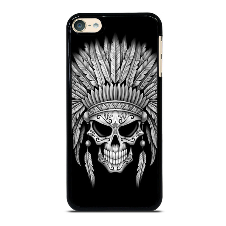 INDIAN FEATHER SKULL iPod Touch 6 Case