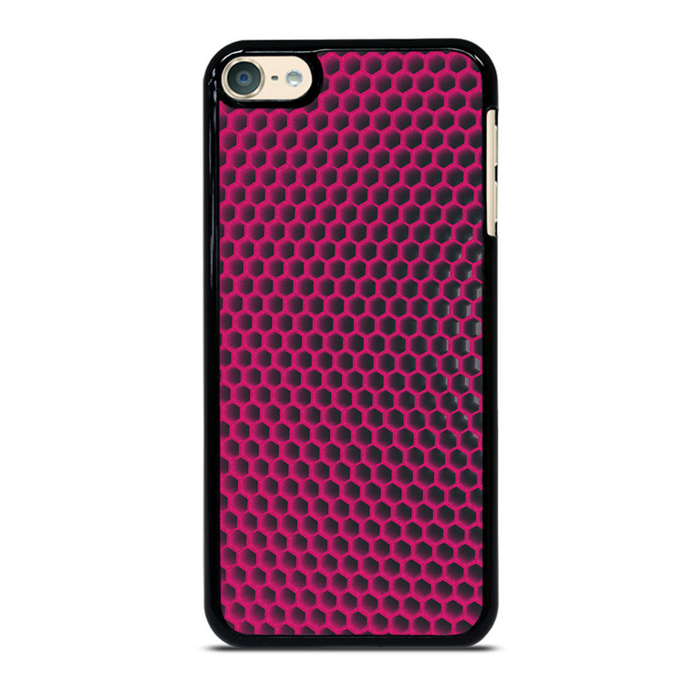HEXAGONAL BLACK PURPLE PATTERN iPod Touch 6 Case