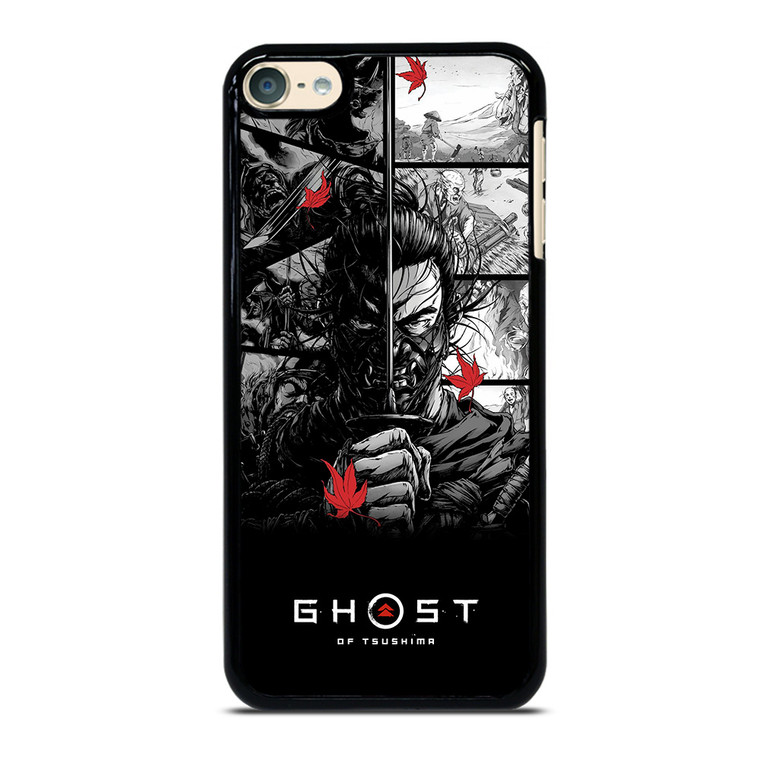 GHOST OF TSUSHIMA LOGO BLACK WHITE iPod Touch 6 Case