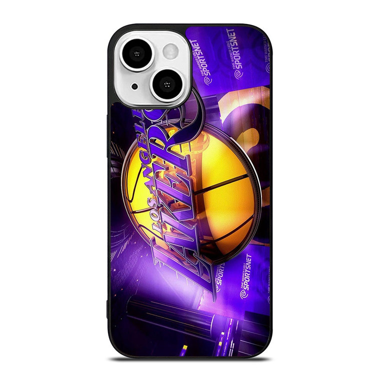 LA LAKERS 3D LOGO iPhone 13 Mini Case Cover