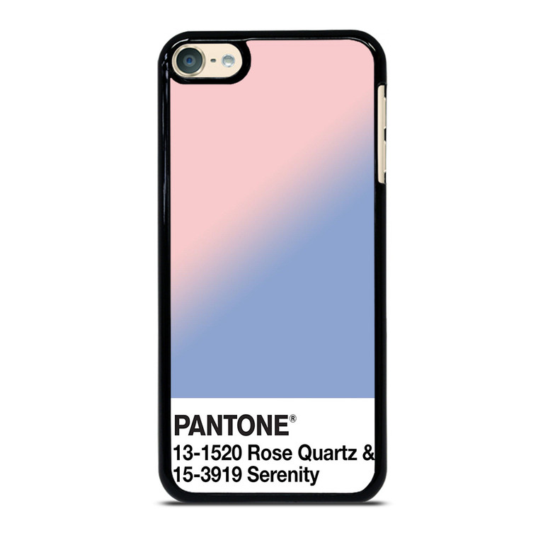 COLOR PANTONE ROSE QUARTZ AND SERENITY iPod Touch 6 Case