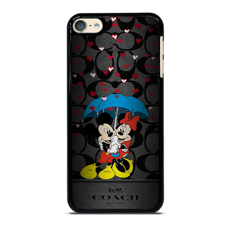 COACH NEW YORK MICKEY MINNIE MOUSE UMBRELLA iPod Touch 6 Case
