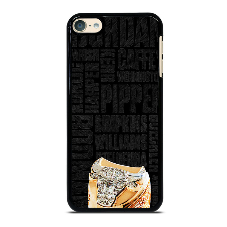 CHICAGO BULLS RING AND NAME iPod Touch 6 Case