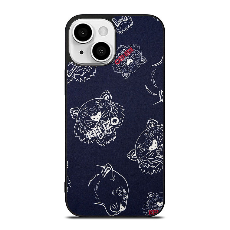 KENZO PARIS TIGER COLLAGE iPhone 13 Mini Case Cover
