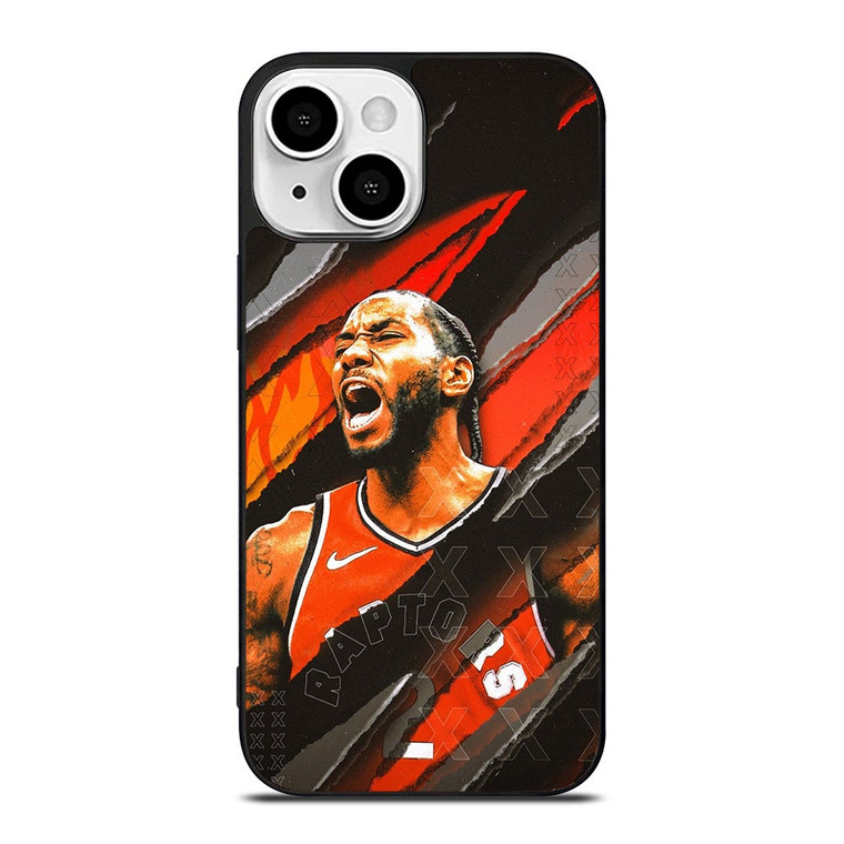 KAWHI LEONARD TORONTO RAPTORS NBA iPhone 13 Mini Case Cover