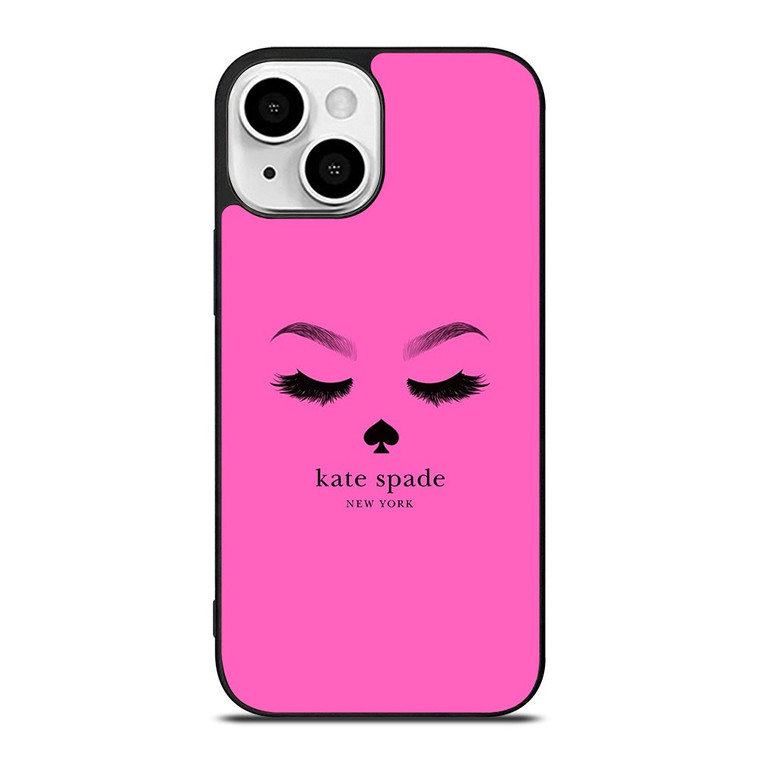 KATE SPADE PINK EYEBROW iPhone 13 Mini Case Cover