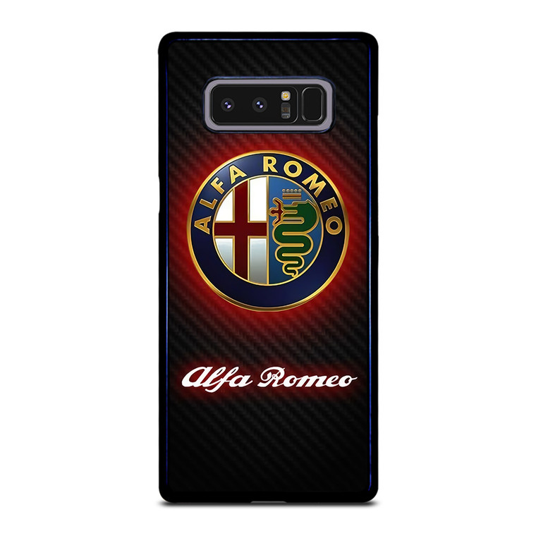 ALFA ROMEO RED CARBON LOGO Samsung Galaxy Note 8 Case Cover