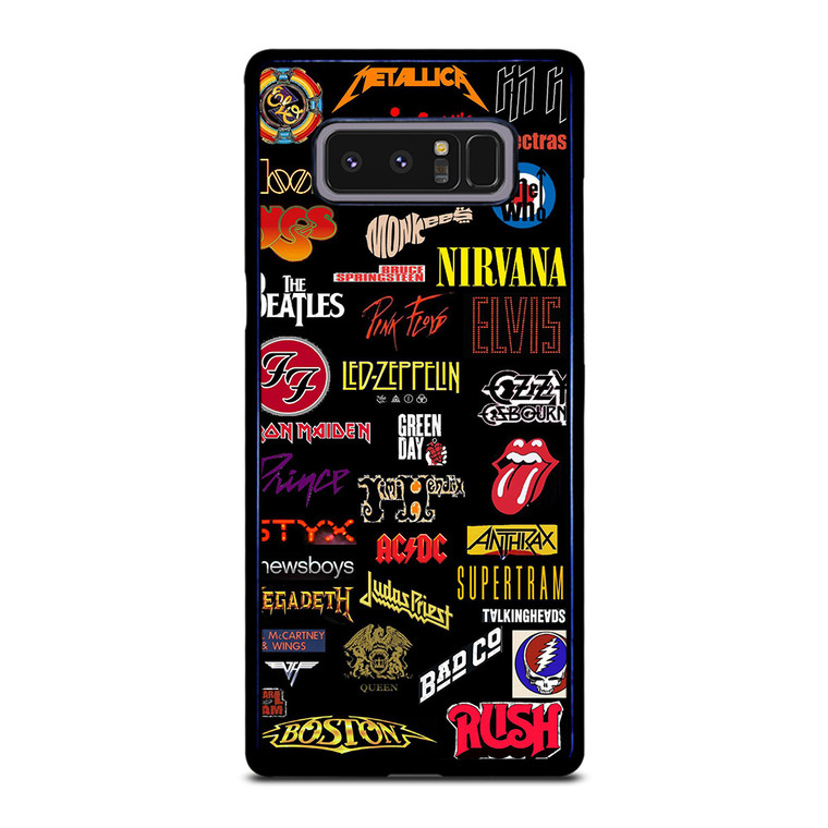 ALL CLASSIC ROCK BAND REVOLUTION LOGO Samsung Galaxy Note 8 Case Cover ALL CLASSIC ROCK BAND REVOLUTION LOGO Samsung Galaxy Note 8 Case Cover