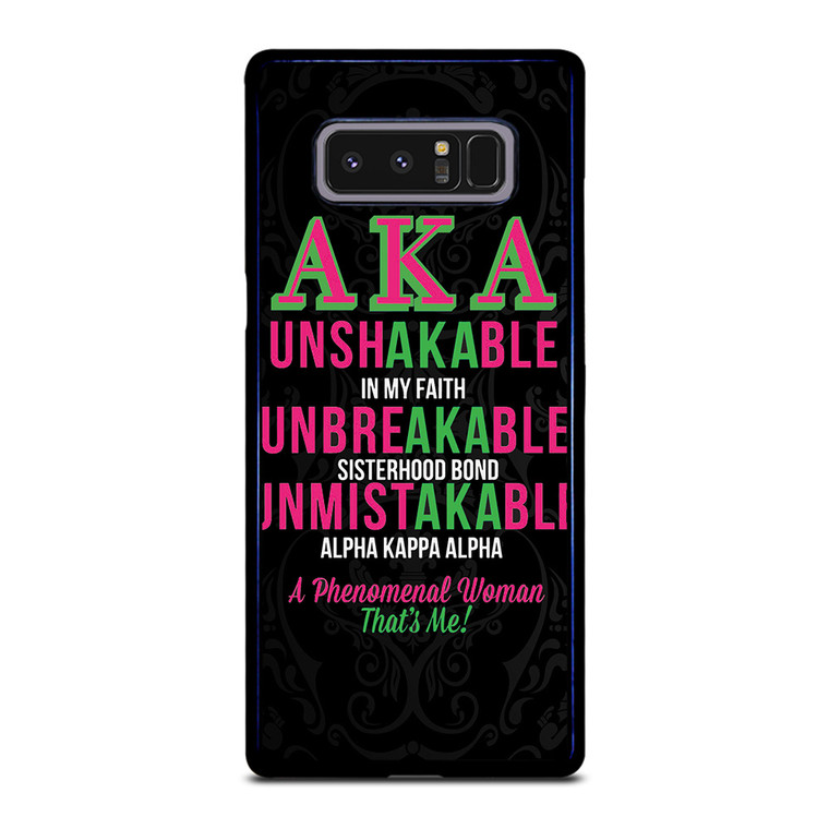 ALPHA KAPPA ALPHA QUOTE Samsung Galaxy Note 8 Case Cover ALPHA KAPPA ALPHA QUOTE Samsung Galaxy Note 8 Case Cover