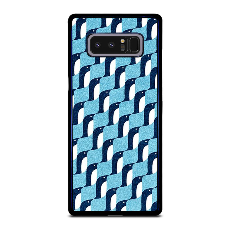BLUE PENGUINS PATTERN Samsung Galaxy Note 8 Case Cover