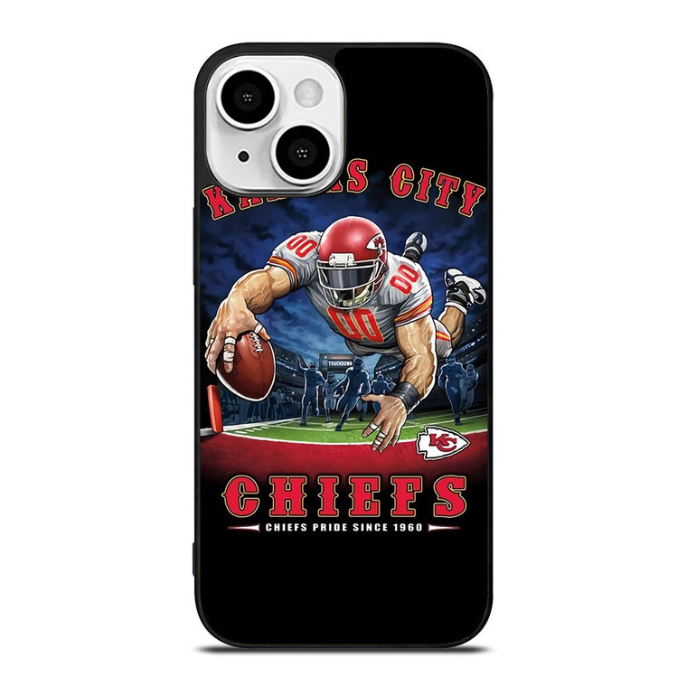 KANSAS CITY CHIEFS FOOTBALL ART iPhone 13 Mini Case Cover
