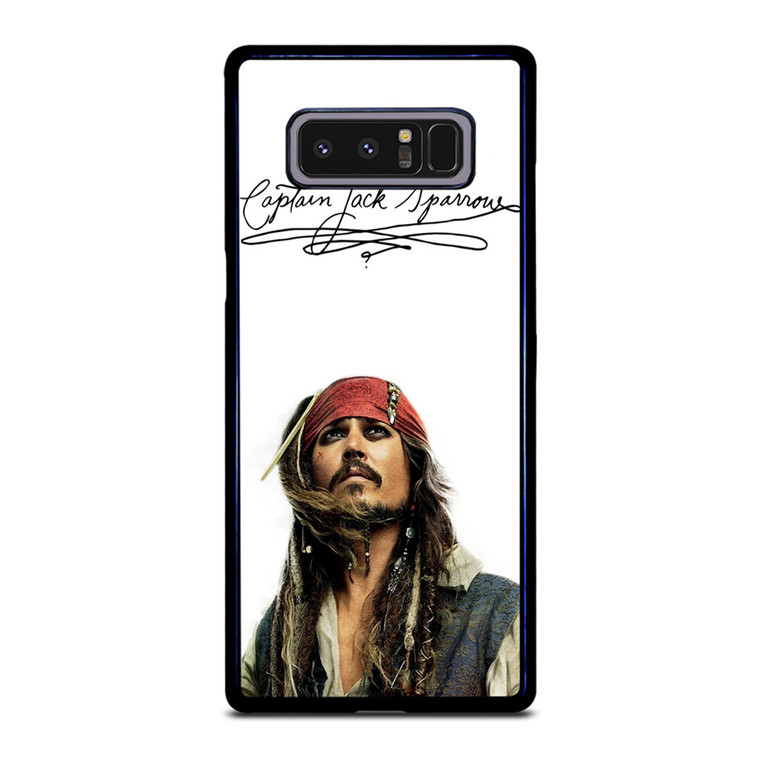 CAPTAIN JACK SPARROW PIRATES OF THE CARIBBEAN Samsung Galaxy Note 8 Case Cover