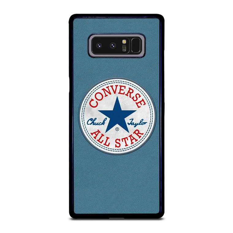 CONVERSE SNEAKERS LOGO BLUE Samsung Galaxy Note 8 Case Cover CONVERSE SNEAKERS LOGO BLUE Samsung Galaxy Note 8 Case Cover