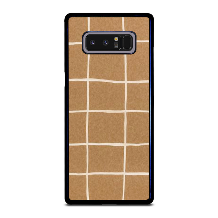 COQUETTE BROWN PATTERN Samsung Galaxy Note 8 Case Cover COQUETTE BROWN PATTERN Samsung Galaxy Note 8 Case Cover