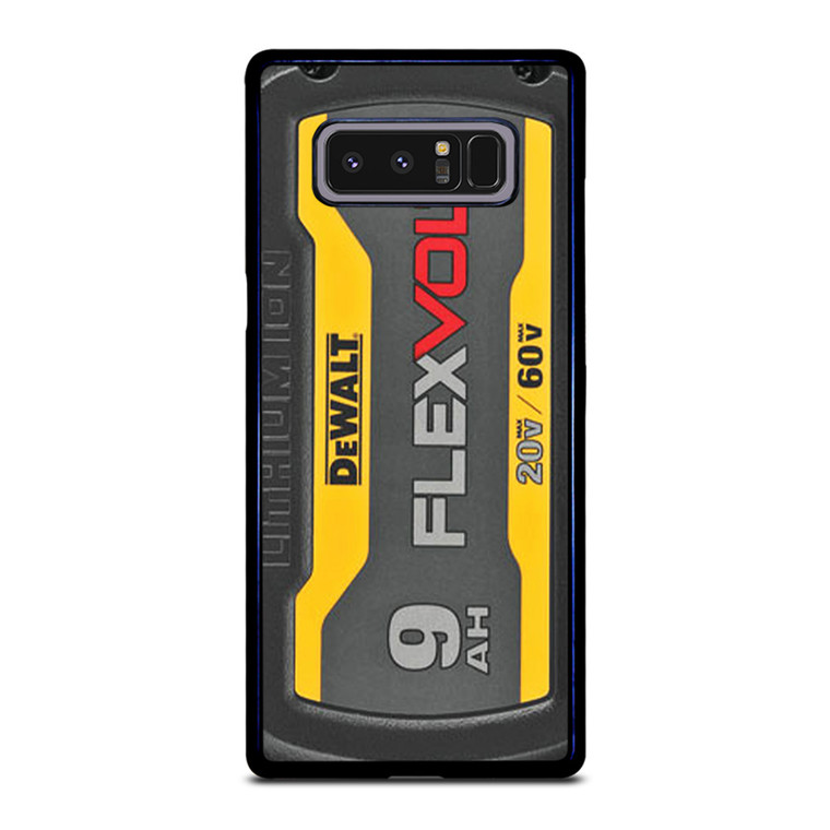 DEWALT 9 AH FLEX VOLT Samsung Galaxy Note 8 Case Cover DEWALT 9 AH FLEX VOLT Samsung Galaxy Note 8 Case Cover