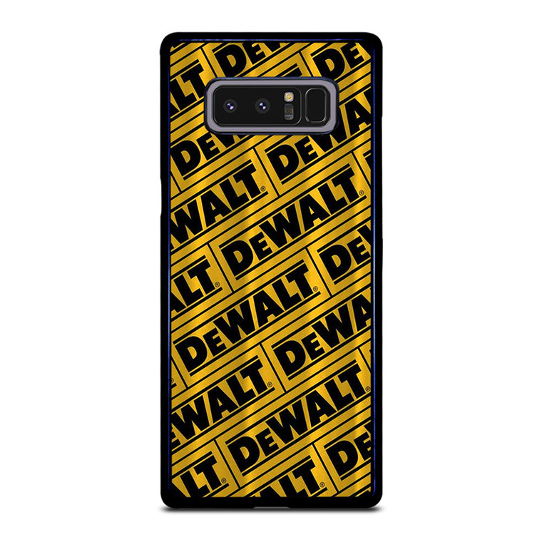 DEWALT TOOLS PATTERN Samsung Galaxy Note 8 Case Cover DEWALT TOOLS PATTERN Samsung Galaxy Note 8 Case Cover