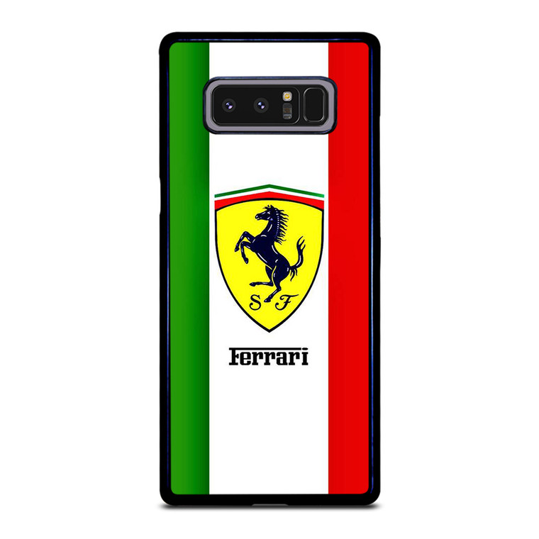 FERRARI ITALI FLAG LOGO Samsung Galaxy Note 8 Case Cover FERRARI ITALI FLAG LOGO Samsung Galaxy Note 8 Case Cover