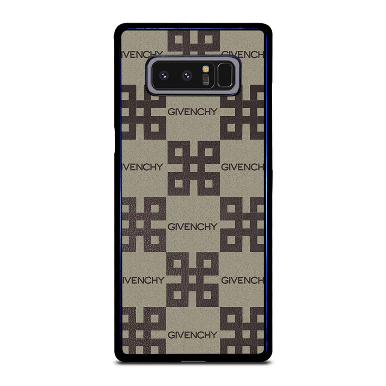 GIVENCHY LOGO COLLAGE LEATHER Samsung Galaxy Note 8 Case Cover