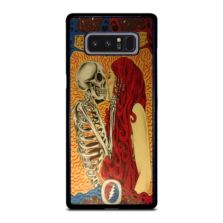GRATEFUL DEAD KISSING SKELETON Samsung Galaxy Note 8 Case Cover GRATEFUL DEAD KISSING SKELETON Samsung Galaxy Note 8 Case Cover