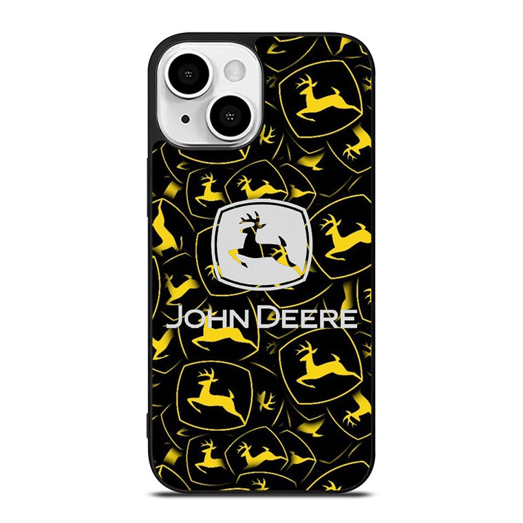 JOHN DEERE LOGO PATTERN iPhone 13 Mini Case Cover