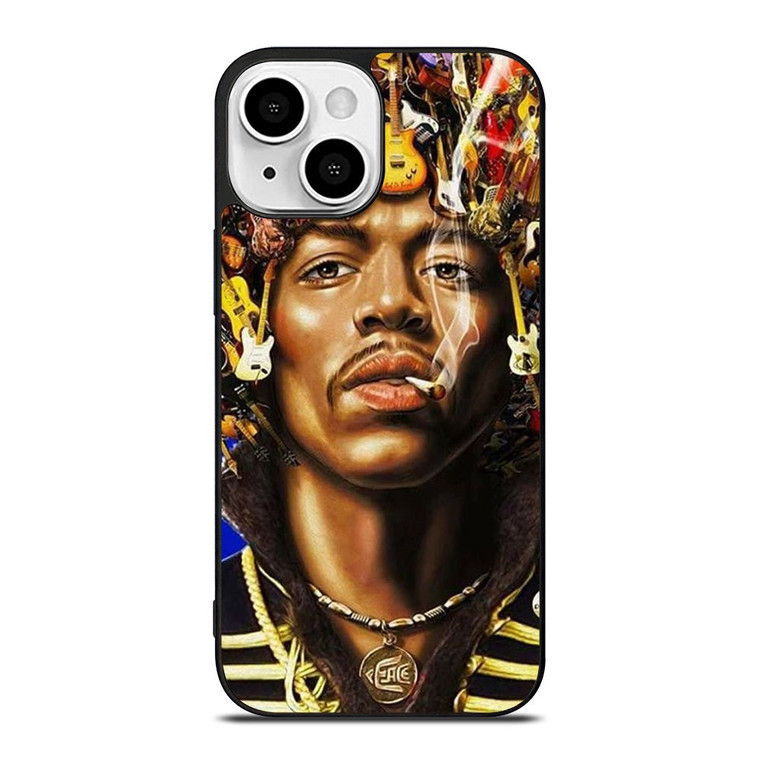 JIMI HENDRIX GUITAR HAIR iPhone 13 Mini Case Cover
