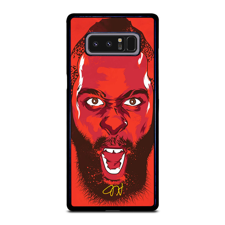 JAMES HARDEN HOUSTON ROCKET FACE Samsung Galaxy Note 8 Case Cover