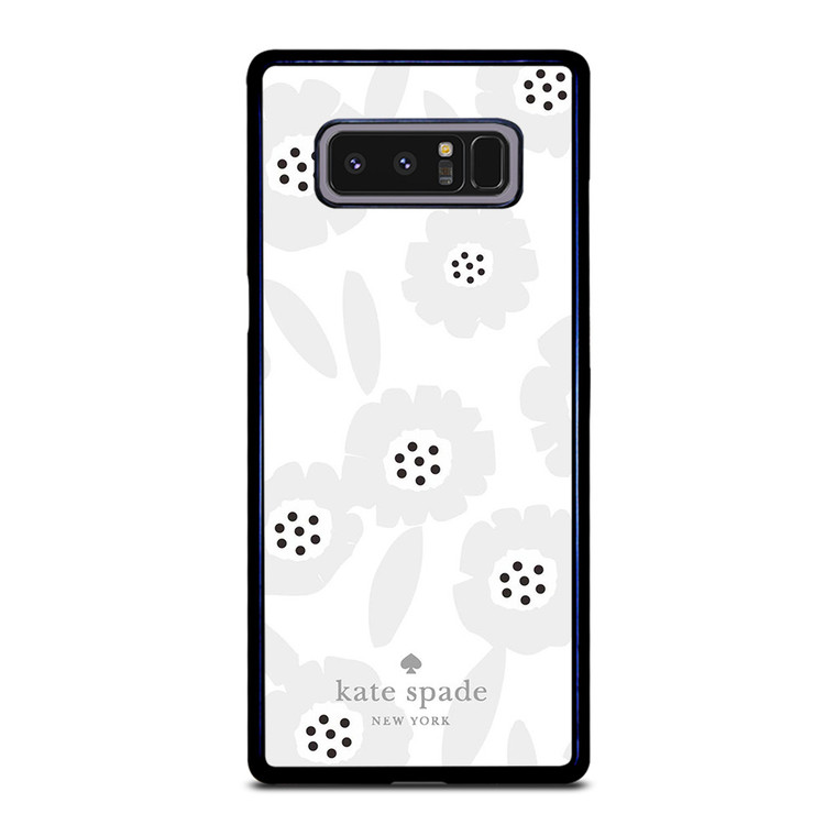 KATE SPADE GREY FLOWER Samsung Galaxy Note 8 Case Cover