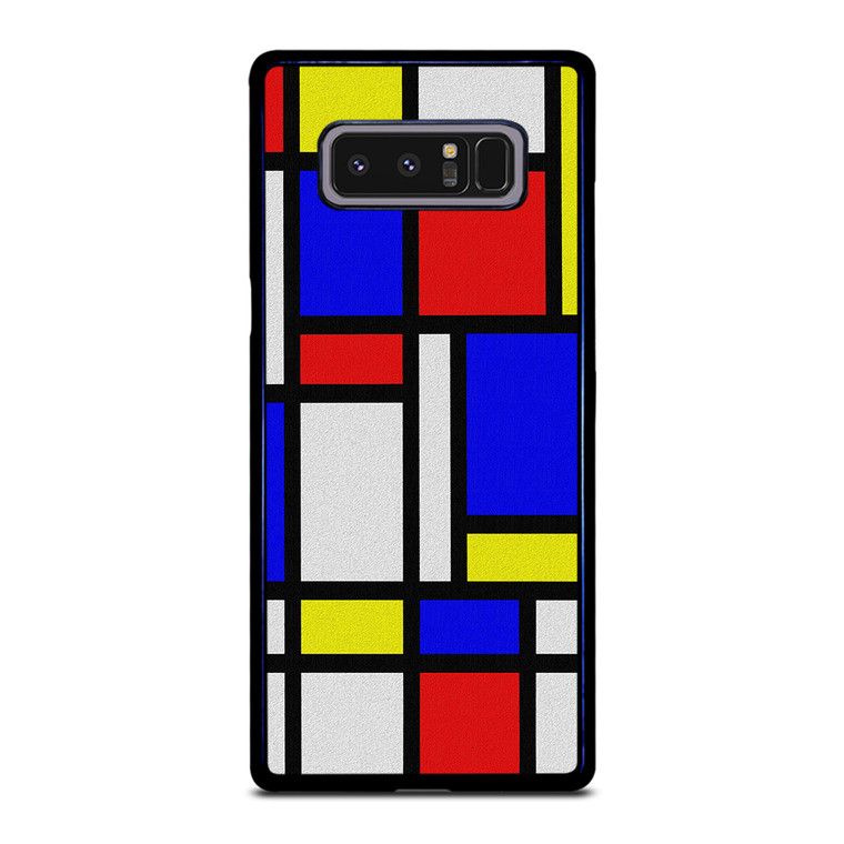 MONDRIAN COLORFUL LAYOUT Samsung Galaxy Note 8 Case Cover