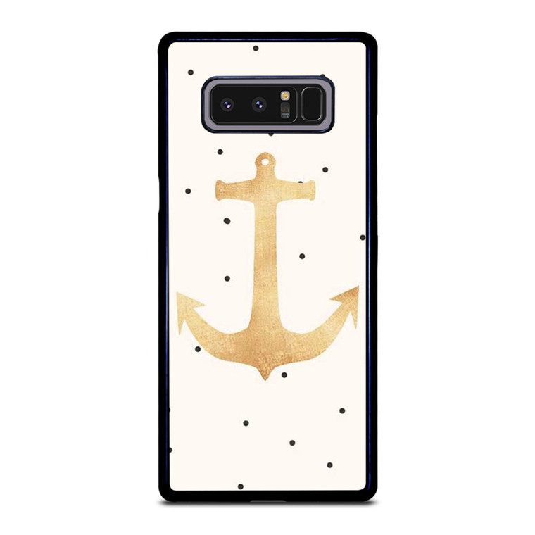 NAUTICAL ANCHOR POLKADOT Samsung Galaxy Note 8 Case Cover