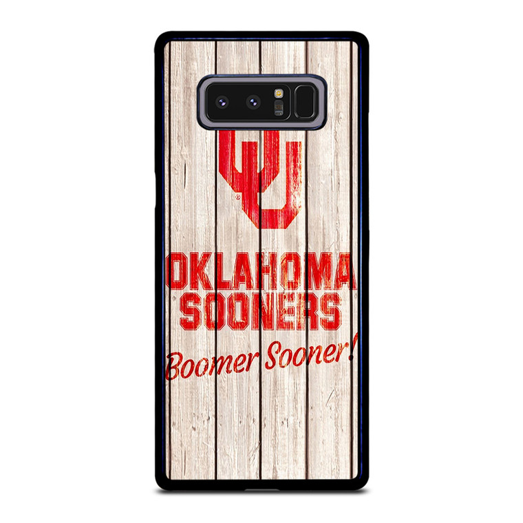 OKLAHOMA SOONERS WOODEN LOGO Samsung Galaxy Note 8 Case Cover
