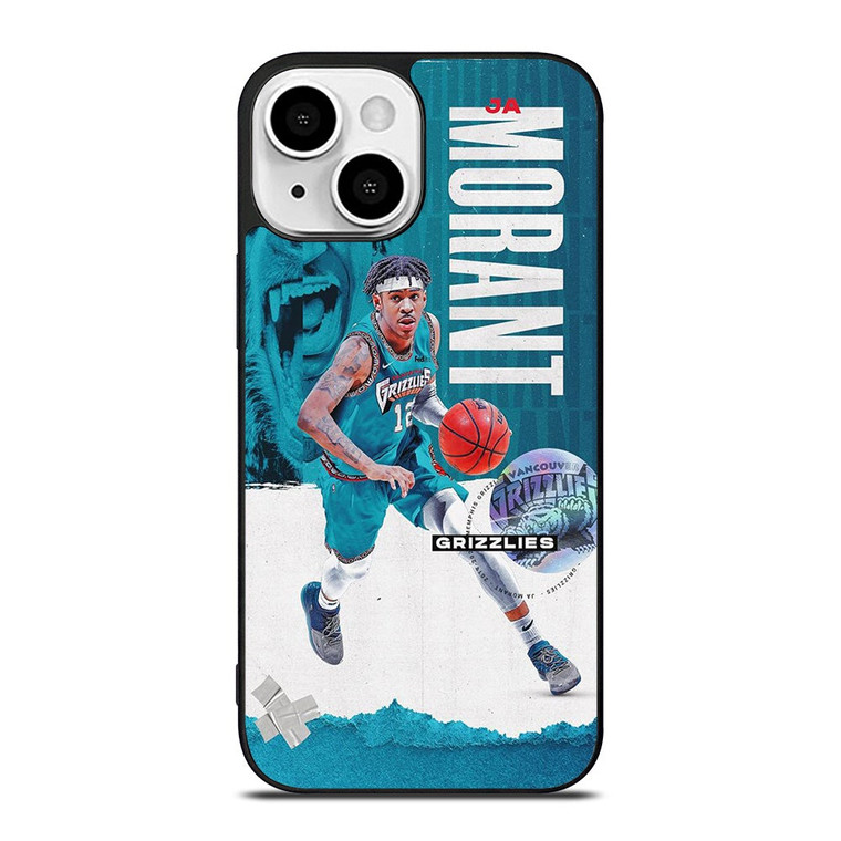 JA MORANT MEMPHIS GRIZZLIES NBA 2 iPhone 13 Mini Case Cover