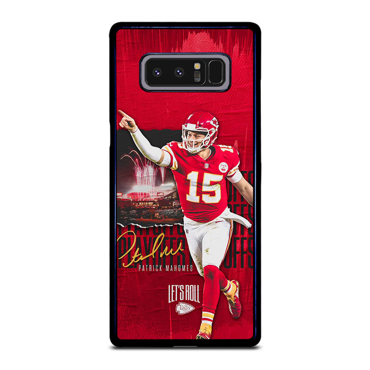PATRICK MAHOMES KANSAS CITY CHIEFS Samsung Galaxy Note 8 Case Cover