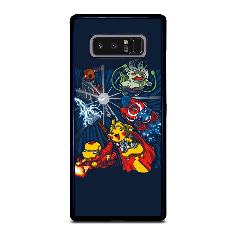 POKEMON AVENGERS CUTE Samsung Galaxy Note 8 Case Cover
