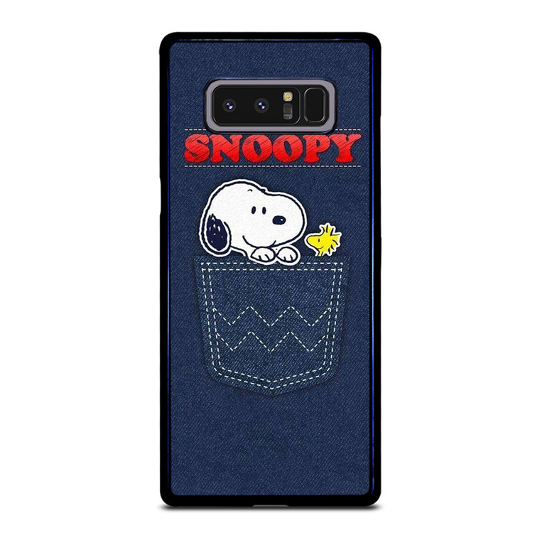 SNOOPY IN POCKET CARTOON Samsung Galaxy Note 8 Case Cover