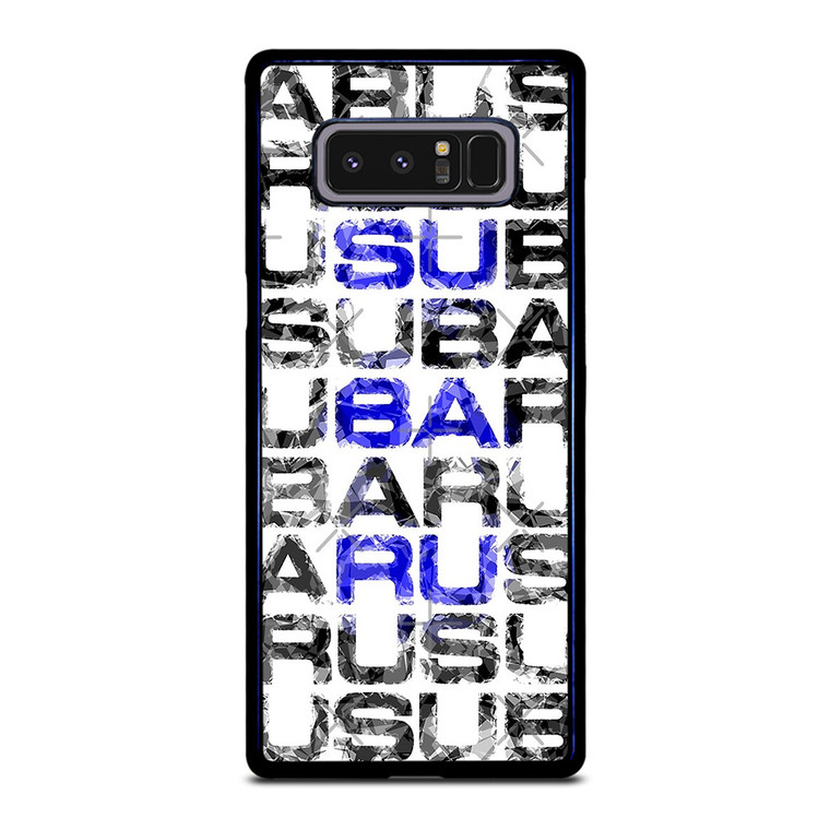 SUBARU CROSSWORD PUZZLE Samsung Galaxy Note 8 Case Cover