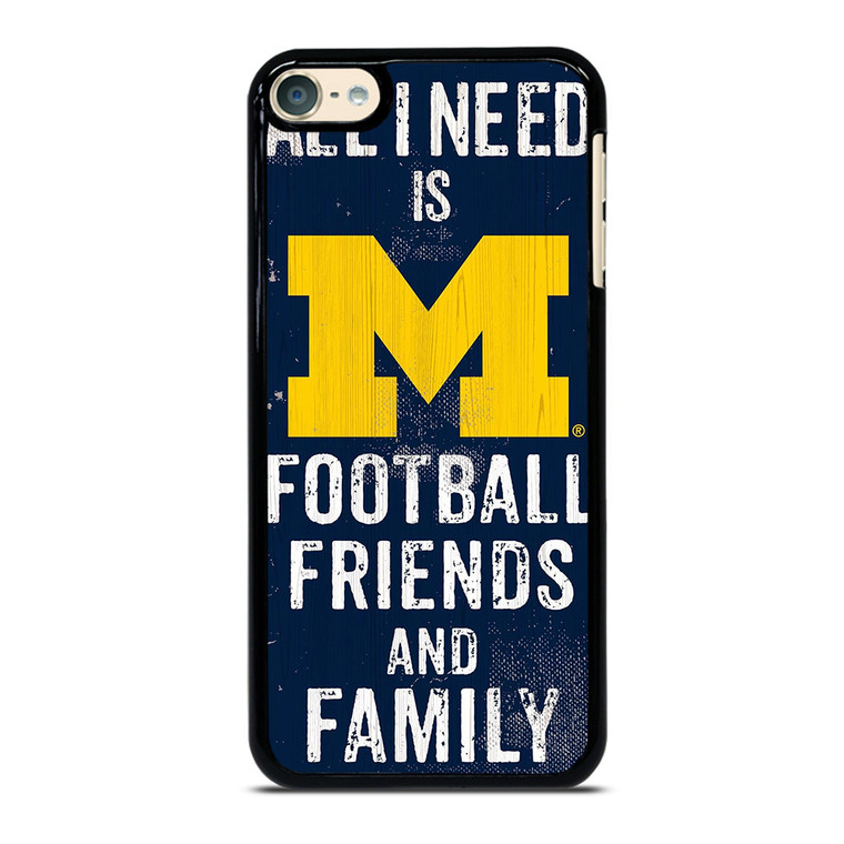 MICHIGAN WOLVERINES FOOTBALL QUOTES iPod Touch 6 Case