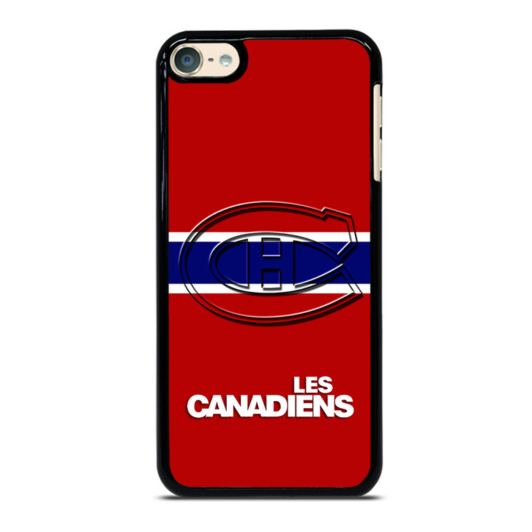 MONTREAL LES CANADIENS STRIPED LOGO iPod Touch 6 Case