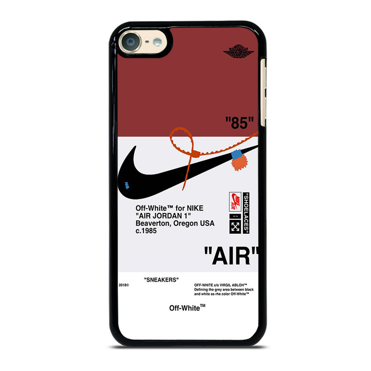 OFF WHITE NIKE AIR JORDAN SNEAKERS iPod Touch 6 Case