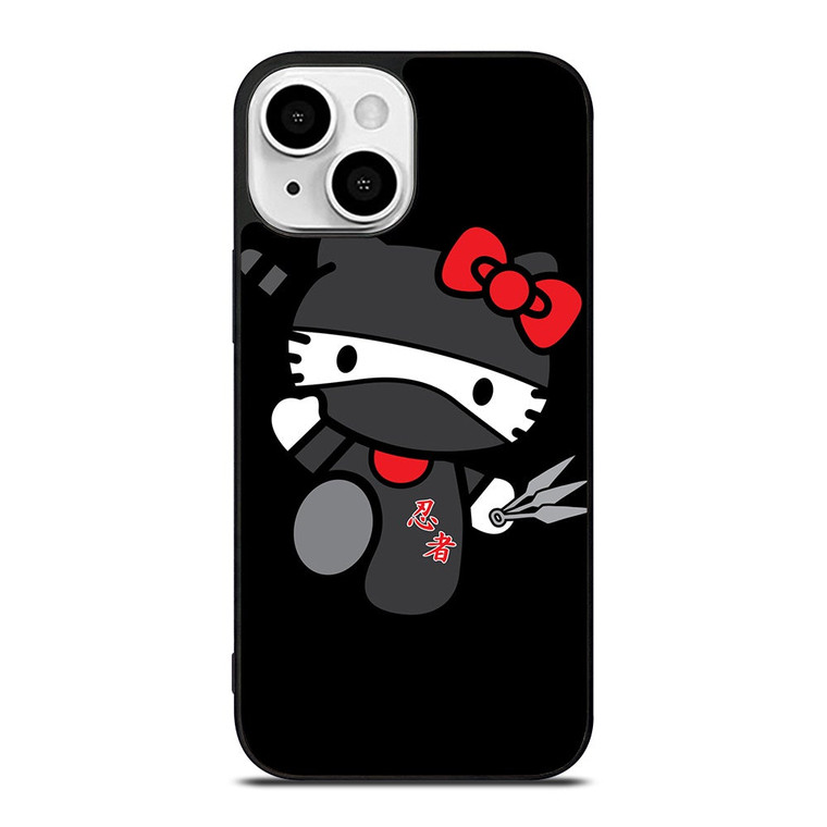 HELLO KITTY NINJA BLACK iPhone 13 Mini Case Cover