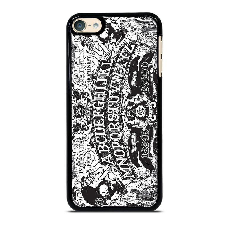 OUIJA BOARD BLACK AND WHITE iPod Touch 6 Case