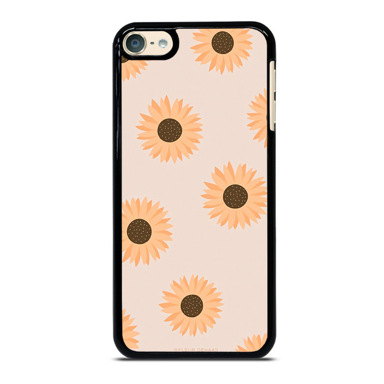 PASTEL SUNFLOWER PATTERN iPod Touch 6 Case