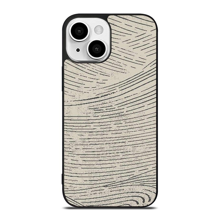 HAND DRAWING WAVES PATTERN iPhone 13 Mini Case Cover