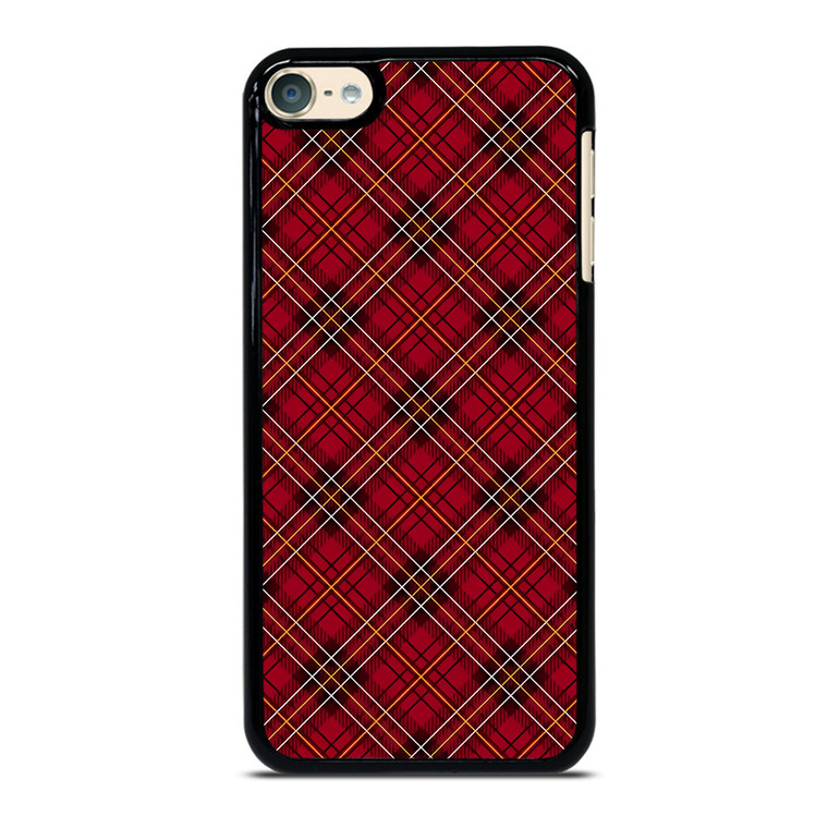 RED TARTAN CROSS PLAID iPod Touch 6 Case