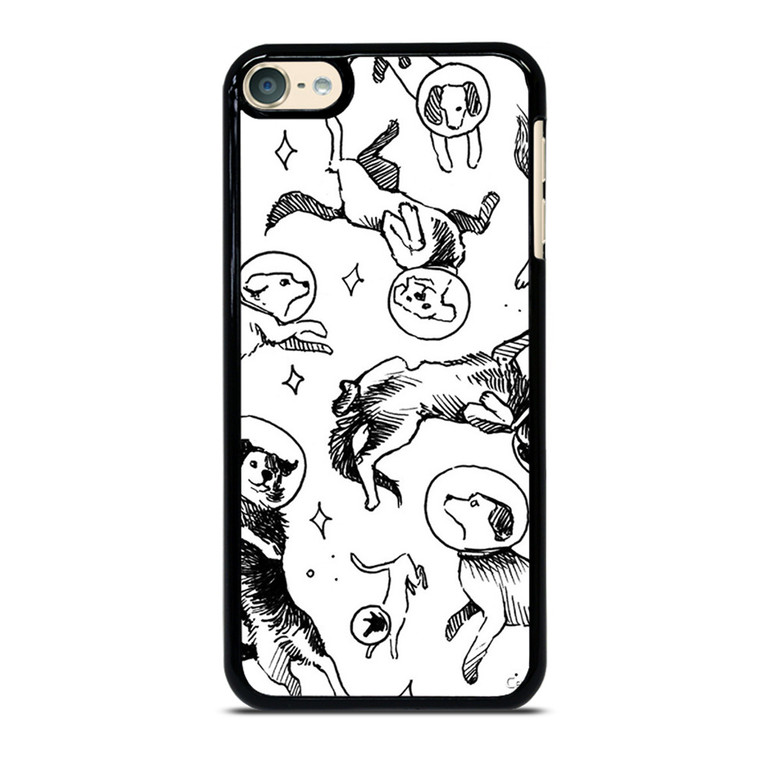 SPACE DOG WHITE PATTERN iPod Touch 6 Case
