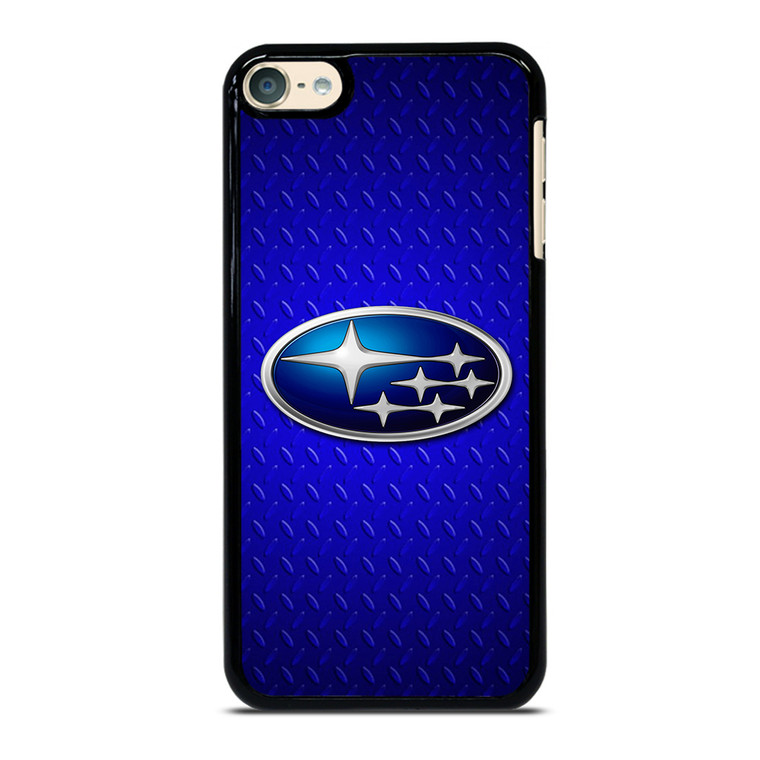 SUBARU BLUE METAL LOGO iPod Touch 6 Case