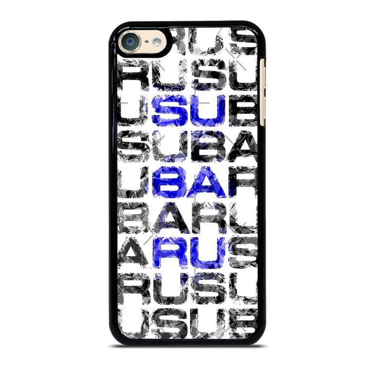 SUBARU CROSSWORD PUZZLE iPod Touch 6 Case